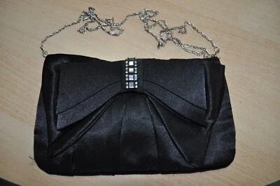 DAMEN  Umhängetasche L: 25 cm   H: 15 cm mit Schleife - Bild 1 von 3