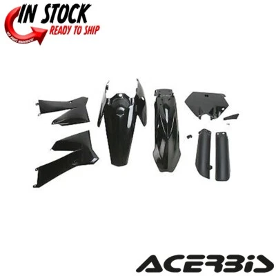 KIT GUARDABARROS COMPLETO PLÁSTICO ACERBIS NEGRO KTM 85SX 2003-2012 105SX 2004-2011 Foto 1 de 3