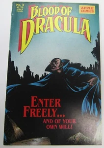 Blood of Dracula #3 Comic Book June 1988 Apple Comics VF 8.0 Vintage - Picture 1 of 1
