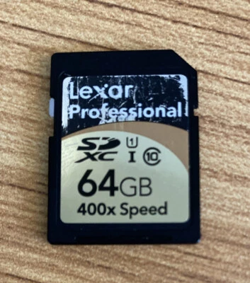Lexar Professional 400X SPEED SDHC/SDXC UHS-I Memory Card 64GB - Image 1 of 3