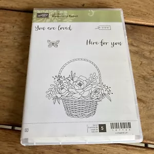 Stampin Up Blütenkorb Gummistempelset #147124 - 5-teiliges Set - Bild 1 von 4