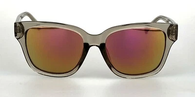Nine West Sunglasses mod. CT0110 Gray Clear Cat Eye Mirrored Oversized SCRATCHED - Imagem 1 de 4