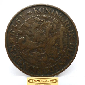 1919 Netherlands 1 Cent - #C37863NQ - Picture 1 of 2