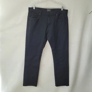 Pantalón de Viajero Jachs Jeans Hombre 38/32 Negro Elástico 5 Bolsillos Algodón Terry Recto - Imagen 1 de 15