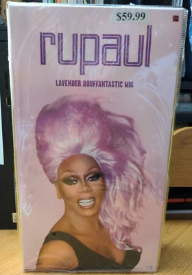 NEW Rupaul Lavender Bouffantastic  Cosplay Drag Halloween Costume Dress up Hair - Image 1 of 4