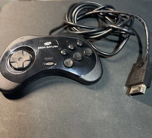 Sega Saturn Controller Black ~ Used. - Picture 1 of 3
