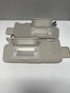 Subaru Outback Sun Visors Driver Passenger Shade Pair Grey OEM 2010-2014 - Picture 1 of 9