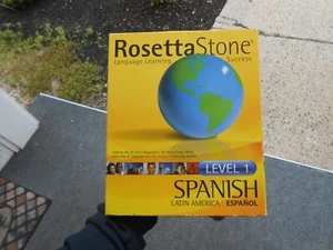 Rosetta Stone Spanish Latin America Level 1 Espanol Language Learning - Picture 1 of 6