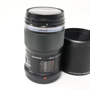 OLYMPUS M.Zuiko Digital ED 60mm F2.8 Macro Lens From Japan [Exc+] - Picture 1 of 3