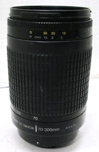 Nikon AF G Zoom-Nikkor 70-300mm f/4-5.6 FX Lens - Parts/Repair - Picture 1 of 4