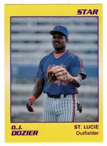 D.J. Dozier - St. Lucie Mets (Minor League Baseball Card) 1990 Star # 9 MT - Picture 1 of 1