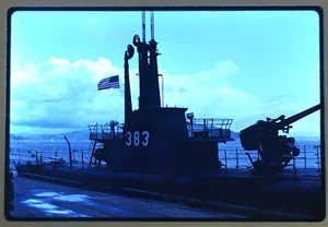 35 mm Color Slide 1983 USS Pampanito SS-383 Submarino Marina de los Estados Unidos - Imagen 1 de 3