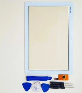 Vetro anteriore digitalizzatore touch screen di ricambio per Asus ZenPad 10 Z300M P0 bianco - Foto 1 di 2