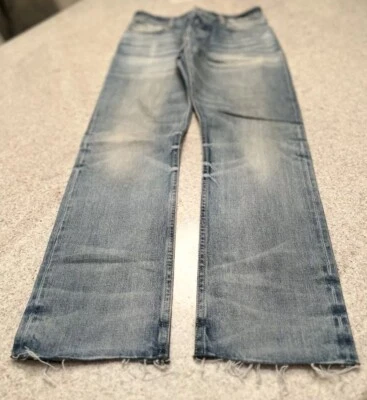 Pantalones de mezclilla Fear Of God botones dobladillo crudo pierna recta (29) Foto 1 de 4