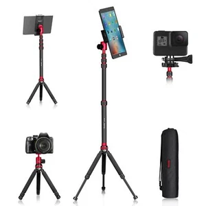 Mini Kamera Stativ 56" Aluminium Selfie Stick Tablet Ständer für DSLR Kamera ... - Bild 1 von 7