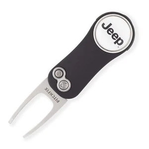 Jeep Pitchfix Hybrid 2.0 Golf Divot Tool with Integrated Pencil Sharpener and Pr - Picture 1 of 8