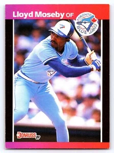1989 Donruss #231c Lloyd Moseby Toronto Blue Jays BASEBALL Card - Picture 1 of 2