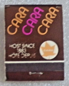 Cara ~ Host since 1883 ~ Matchbook ~ Canadian ~ Restaurants ~ Airport Terminals - Picture 1 of 6