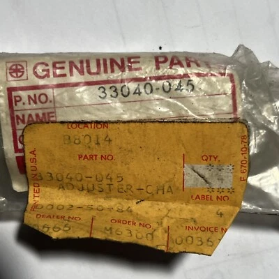 NUEVO 1967-1976 KAWASAKI A1 A7 S1 S2 KH F5 F8 F81M LH AJUSTADOR DE CADENA OEM 33040-045 Foto 1 de 4