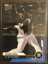 2020 Topps Now #OD-34 Gleyber Torres New York Yankees 05/49