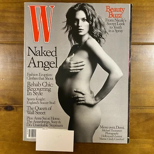 Vintage W Magazine Cindy Crawford June 1999 - Foto 1 di 6
