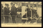 1910 GOVERNOR DRAPER AND GRAHAME-WHITE at Harvard Boston Aero Meet Postcard