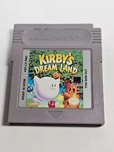 Kirby's Dream Land (Nintendo Game Boy) Authentic Tested Game Cart Only - Picture 1 of 2