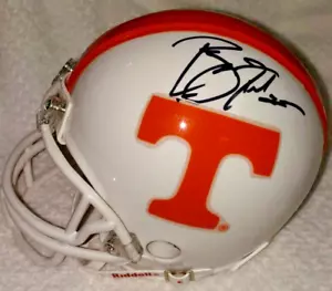 MINI CASCO FIRMADO PHILLIP FULMER TENNESSEE VOLS CON CERTIFICADO DE AUTENTICIDAD - Imagen 1 de 2