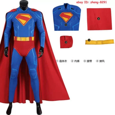 Superman Legacy Clark Kent Disfraz Conjunto Juegos con disfraces Mono Traje Zentai Halloween Foto 1 de 4
