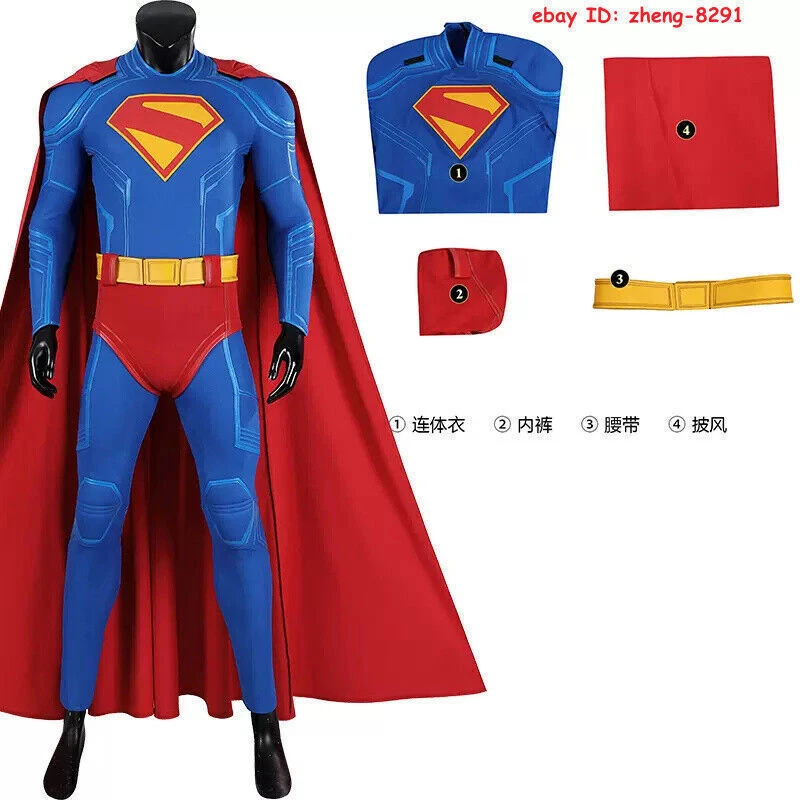 Superman Legacy Clark Kent Disfraz Conjunto Juegos con disfraces Mono Traje Zentai Halloween Foto 1 de 4