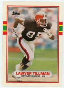 1989 TOPPS TRADED #41T - LAWYER TILLMAN - CLEVELAND BROWNS - FREE SHIPPING