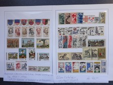 L) n. 21 serie Francobolli + foglietti Cecoslovacchia 1950-1970 MNH **