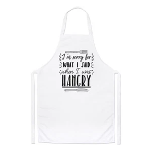 I'm Sorry For What I Said When I Was Hangry Kochschürze - Lustig Kochen - Bild 1 von 1