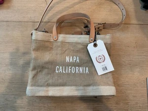 Apolis Petite Market Bag Natural Napa California BNWT - Picture 1 of 7