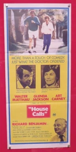HOUSE CALLS ORIGINAL 1978 AUSTRALIAN CINEMA DAYBILL FILMPLAKAT Walter Matthau - Bild 1 von 5