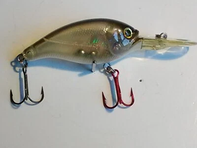 H2OX Ghost Shad Deep Diving Rattling Crankbait Lure - Chrome - Dives 10 to 14' - Image 1 of 4