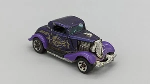 Mattel 1979 Hot Wheels 1934 Purple Ford Gold Lines 1:64 Diecast Car - Picture 1 of 10