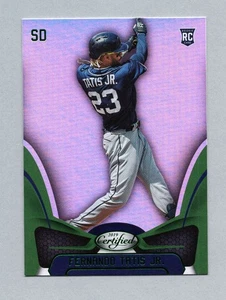 2019 Panini Certified Fernando Tatis Jr. Green Foil Rookie Card #22 - Bild 1 von 2