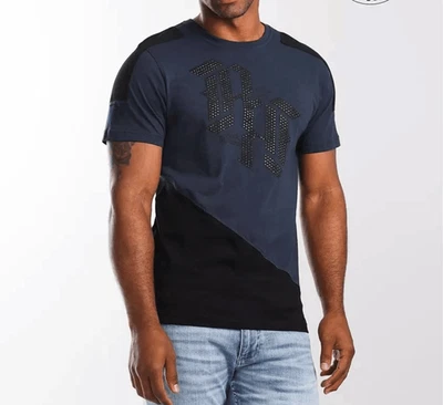 Rock Revival Calvin T-Shirt Navy Black mens medium NEW - Image 1 of 4