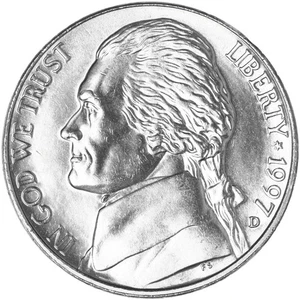 1997 D Jefferson Nickel aus Münzsatz - Bild 1 von 2