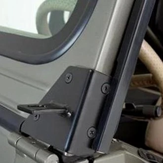 For Jeep Wrangler 1987-1995 Rampage Windshield Hinge Light Brackets Foto 1 de 2