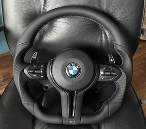 BMW M Lenkrad Leder Nappa F21 F22 F23 F30 F31 F32 F80 F82 X6 OEM without Airbag - Bild 1 von 5
