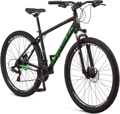 Bicicleta de montaña Schwinn High Timber, 7 velocidades, ruedas de 29" - NEGRA/VERDE Foto 1 de 4
