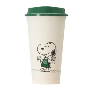 【Limited】STARBUCKS PEANUTS Reusable Cup White 473ml 2025 - Picture 1 of 7