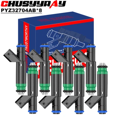 Juego de 8 inyectores de combustible de gasolina para camioneta Ram Jeep Grand Cherokee Dodge 1500 Durango Foto 1 de 4