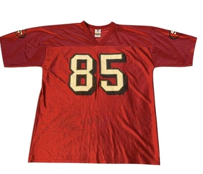 Camiseta Vernon Davis masculina XL vermelha San Francisco 49ers NFL Team Apparel - Imagem 1 de 4