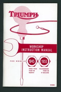 Triumph (45-55) Pre-Unidad 5T 6T TR5 T100 T110 Manual de instrucciones de fábrica 11 FP35 - Imagen 1 de 23