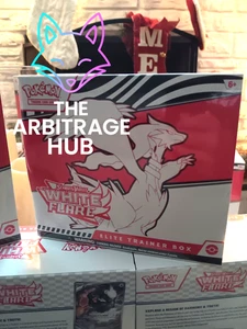 White Flare Elite Trainer Box ETB – Factory Sealed – Xmas Gift Fast Ship - Picture 1 of 3