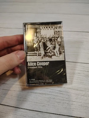 Alice Cooper, Greatest Hits, 1974 (Audio Cassette) Warner Bros. Factory Sealed - Image 1 of 4