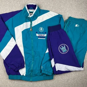 Barhocker Sport Starter Trainingsanzug Set Jacke Jogginghose mittelblau LESEN - Bild 1 von 21